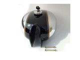 Brand New Customized Deluxe Petrol Tank Chromed/Black Fits Royal Enfield available at Online at VintageTank24x7