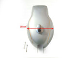 New Silver Painted Clubman Petrol Tank Fits Royal Enfield 350cc/500cc Models available at Online at VintageTank24x7