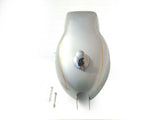 New Silver Painted Clubman Petrol Tank Fits Royal Enfield 350cc/500cc Models available at Online at VintageTank24x7