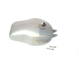 New Silver Painted Clubman Petrol Tank Fits Royal Enfield 350cc/500cc Models available at Online at VintageTank24x7