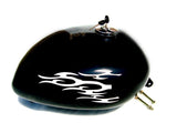 Customized Black Petrol Tank New Fits Royal Enfield Thunderbird available at Online at VintageTank24x7