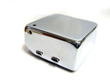 New Chromed Double Battery Box with Lock Fits Royal Enfield available at Online at Royal Spares