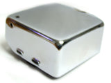 New Chromed Double Battery Box with Lock Fits Royal Enfield available at Online at Royal Spares