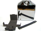 New Chromed Double Battery Box with Lock Fits Royal Enfield available at Online at Royal Spares