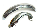 New Front & Rear Chrome Mudguards Fits Royal Enfield 500cc available at Online at Royal Spares