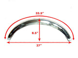 New Front & Rear Chrome Mudguards Fits Royal Enfield 500cc available at Online at Royal Spares