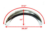 New Front & Rear Chrome Mudguards Fits Royal Enfield 500cc available at Online at Royal Spares