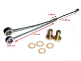 Copper Rocker Oil Feed Pipe+Banjo Bolts/ Washer Fits Royal Enfield available at Online at VintageTank24x7