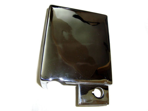 Chromed Electric Start Battery Cover Lockable Fits Royal Enfield available at Online at VintageTank24x7