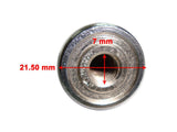 Chromed M8 Domed Nuts T-Cover/Filter Fits Royal Enfield available at Online at Royal Spares