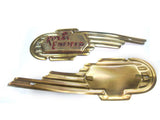 New Customized  New Brass Petrol Tank Motif Kit Fits Royal Enfield available at Online at VintageTank24x7