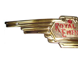 New Customized  New Brass Petrol Tank Motif Kit Fits Royal Enfield available at Online at VintageTank24x7