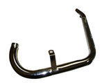 Chromed Silencer + Exhaust Pipe Fits Modification Chopper available at Online at Royal Spares