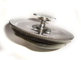 Brand New Petrol Tank Cap Red Hunter Chromed Push And Twist Petrol Tank available at Online at VintageTank24x7