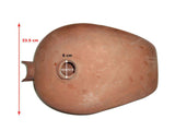 Bare Metal Petrol Tank+Knee Pad Fittings Fits Royal Enfield available at Online at VintageTank24x7