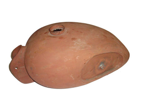 Bare Metal Petrol Tank+Knee Pad Fittings Fits Royal Enfield available at Online at VintageTank24x7