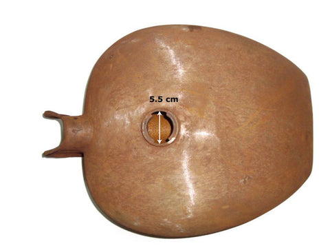 Petrol/ Gas Tank 22ltr Raw Bare Metal Fits Royal Enfield available at Online at VintageTank24x7