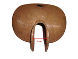 Petrol/ Gas Tank 22ltr Raw Bare Metal Fits Royal Enfield available at Online at VintageTank24x7