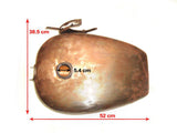 Raw Bare Metal Petrol Tank + Jockey Shifter / Hand Gear Fits Royal Enfield available at Online at VintageTank24x7