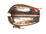 Raw Bare Metal Petrol Tank + Jockey Shifter / Hand Gear Fits Royal Enfield available at Online at VintageTank24x7