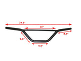 7/8" Black Motocross Handlebar Fits Universal Motorcycle available at Online at Royal Spares