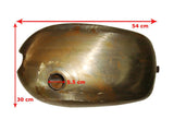 Slim Line Raw Bare Metal Petrol/Fuel Tank Fits Norton available at Online at VintageTank24x7