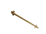 New Heavy Pure Brass Prop/Side Stand Fits Royal Enfield Super Meteor 1956 available at Online at Royal Spares