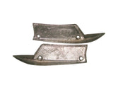Set of Bonneville Petrol Tank Badges Chrome Fits Vintage Triumph 1969 - 1979 available at Online at VintageTank24x7