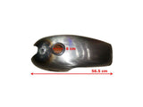 Petrol Tank With Brass Tap & Push Style Cap + Chain Fits Benelli Mojave 260 360 available at Online at VintageTank24x7