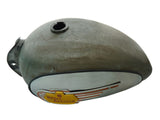 Vintage Customized Fuel Tank Raw With Monogram Fits Royal Enfield Bullet Bike available at Online at VintageTank24x7