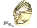 Universal Golden Indian Chief Head Fits Front Mudguard All Motorcycles