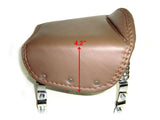 Sprung Pillion Seat Tan Colour Customized Fits Vintage Royal Enfield  Classic