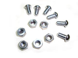 Brand New Front Mudguard Insert Kit Nylock + Hex Nut + Screw Fits Royal Enfield