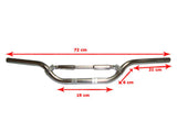 Brand New Universal Heavy Duty Chromed 7/8 Inches Motorcycle HandleBar available at Online at Royal Spares