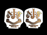 Toolbox/ Oil Tank Sticker Set Fits AJS Bikes - Vintage Tanks Online