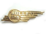 Pair Of Tool Box Badges Brass Fits Royal Enfield  500cc Model