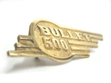 Pair Of Tool Box Badges Brass Fits Royal Enfield  500cc Model