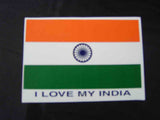 Pair Of Indian Flag Stickers Fits motorcycle,car