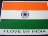 Pair Of Indian Flag Stickers Fits motorcycle,car