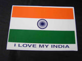 Pair Of Indian Flag Stickers Fits motorcycle,car