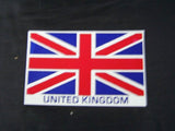 Pair Of United Kingdom Flag Stickers Fits Motorcycle,Car