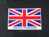 Pair Of United Kingdom Flag Stickers Fits Motorcycle,Car