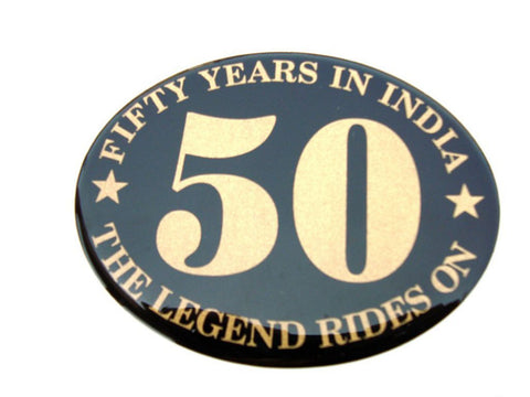 Anniversary In India Stickers Fits Royal Enfield available at Online at VintageTank24x7