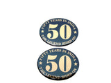 Anniversary In India Stickers Fits Royal Enfield available at Online at VintageTank24x7