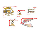 Fairing Sticker Set Fits Royal Enfield 350cc Models available at Online at VintageTank24x7