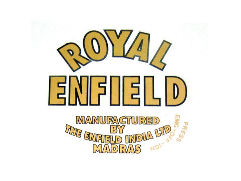 Fairing Sticker Set Fits Royal Enfield 350cc Models available at Online at VintageTank24x7