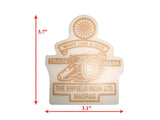 Cannon Golden Sticker Fits  Royal Enfield available at Online at VintageTank24x7