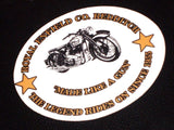 Pair Of Rare Redditch Sticker Fits  Royal Enfield