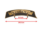 Brass Front Mudguard Number Plate Fits Early Vincent Motorcycle available at Online at Royal Spares