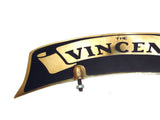 Brass Front Mudguard Number Plate Fits Early Vincent Motorcycle available at Online at Royal Spares